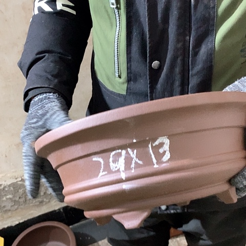 紫砂花盆手工制作