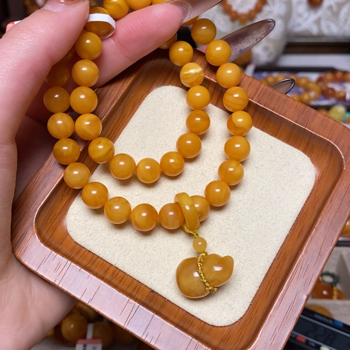 【闪购商品】手链蜜蜡未镶嵌手串