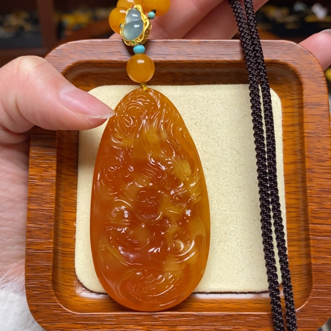 【闪购商品】蜜蜡颈饰未镶嵌项链