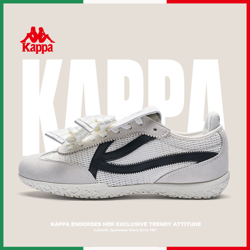 Kappa卡帕女鞋低帮德训鞋爆款运动鞋时尚百搭休闲鞋子K0F25BB42CJ