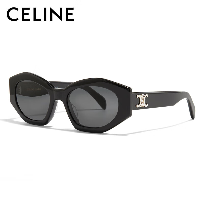 Celine/思琳墨镜女凯旋门系列猫眼太阳镜Lisa同款CL40238U-01A