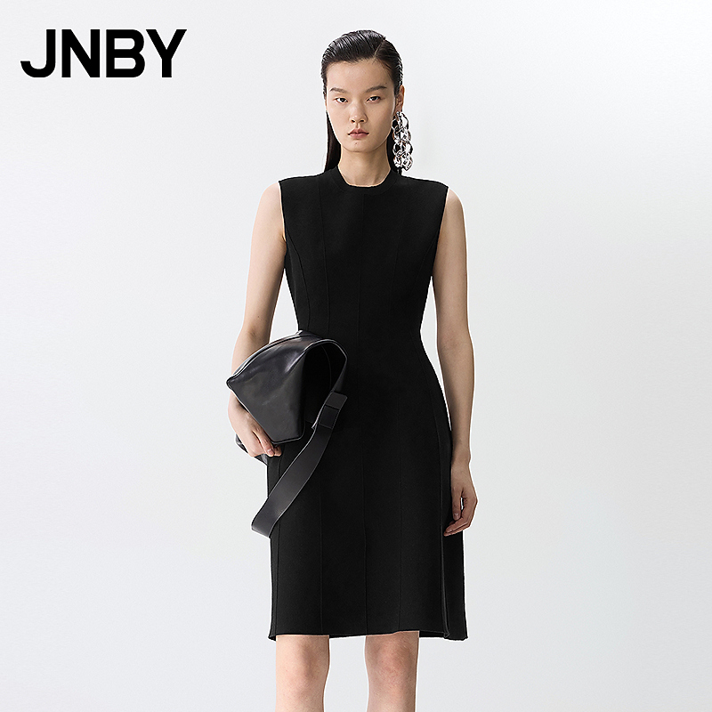 【轻礼服】商场同款新品JNBY/江南布衣25春无袖连衣裙女5P2G10810