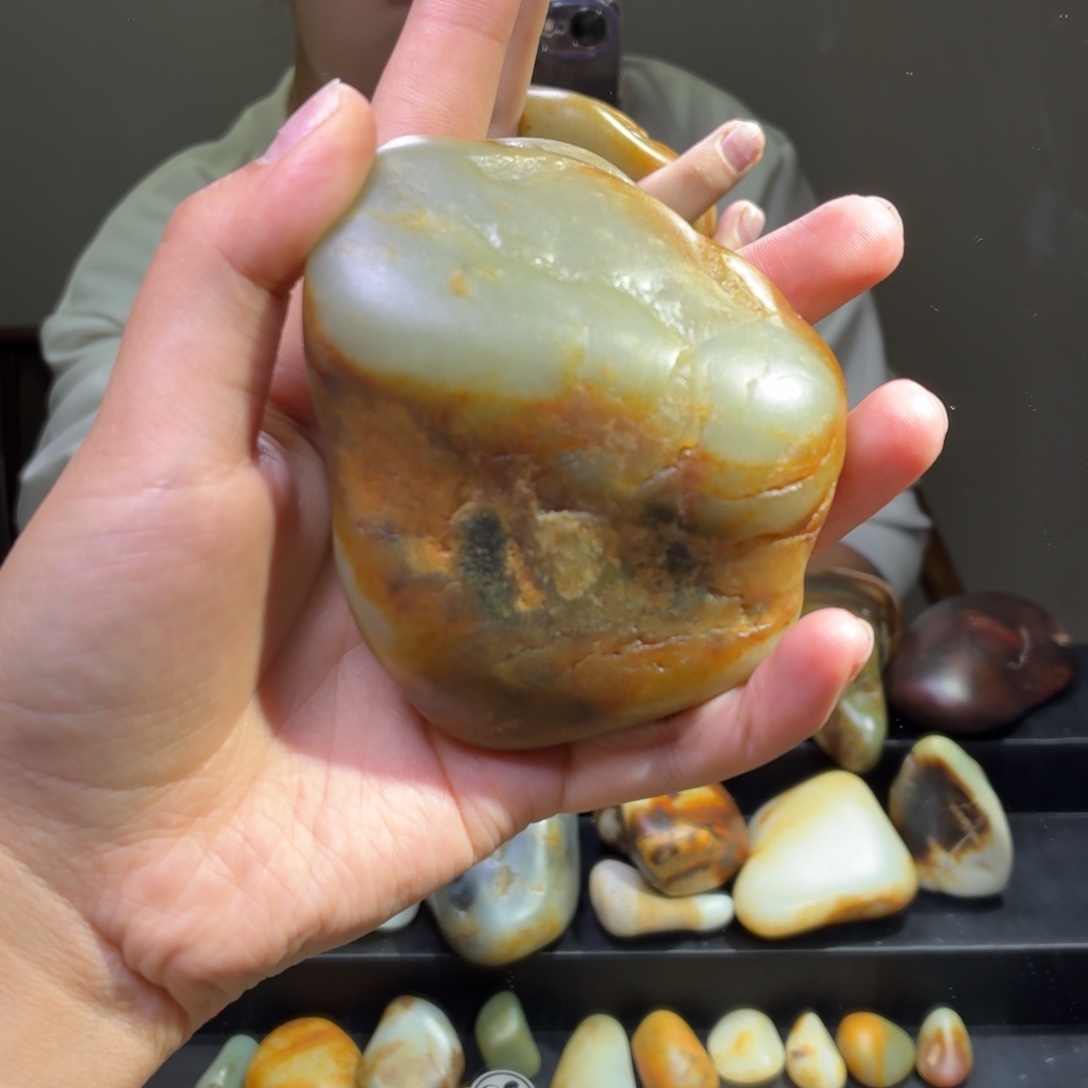 和田玉未镶嵌挂件479.8