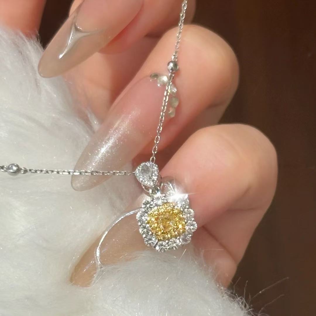 【六言精选3号】1810重金 花边方糖吊坠(不含链)