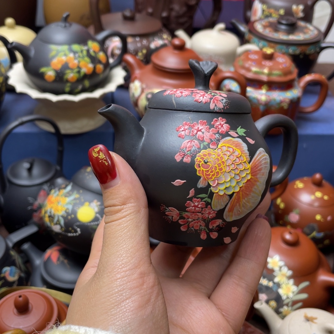 魔***女紫砂茶杯紫砂主人杯150cc