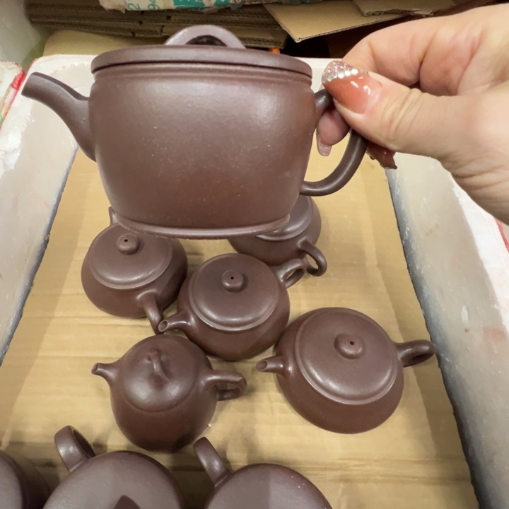 紫砂茶壶实用器汉瓦200cc