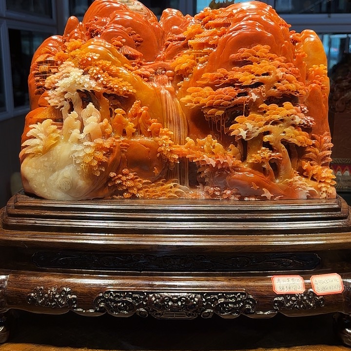 百***心寿山石寿山石雕刻工艺品