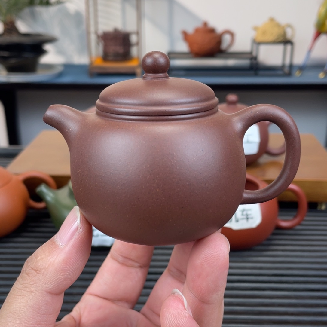 紫砂茶壶紫泥匏尊150cc