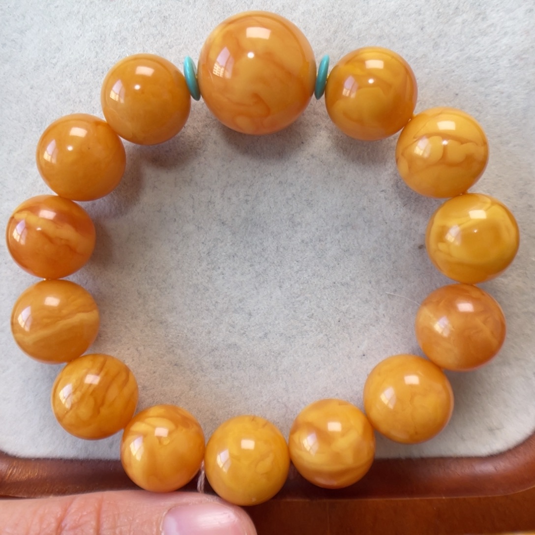 蜜蜡未镶嵌手串蜜蜡