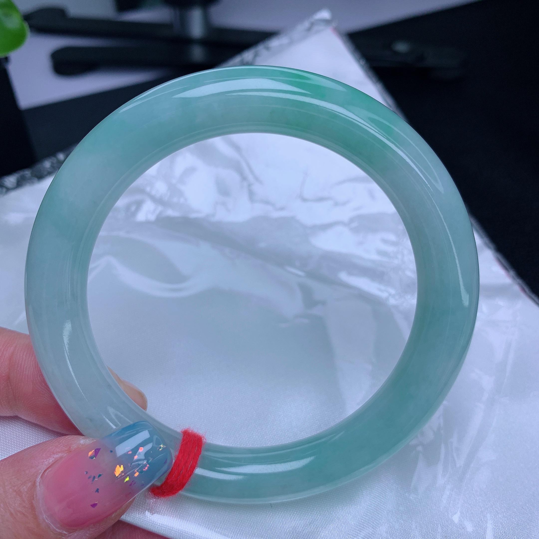 缅甸天然翡翠A货圆条59