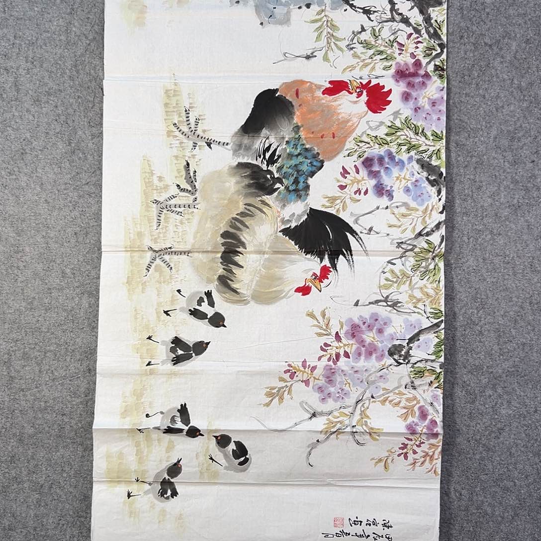 国画556 花鸟在此鸣叫的日子