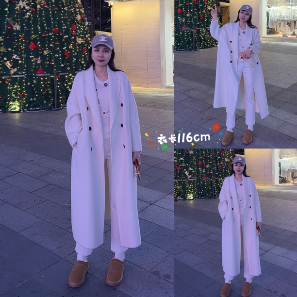 【YOUTH FILM】白月光~雪花羊毛大衣2503