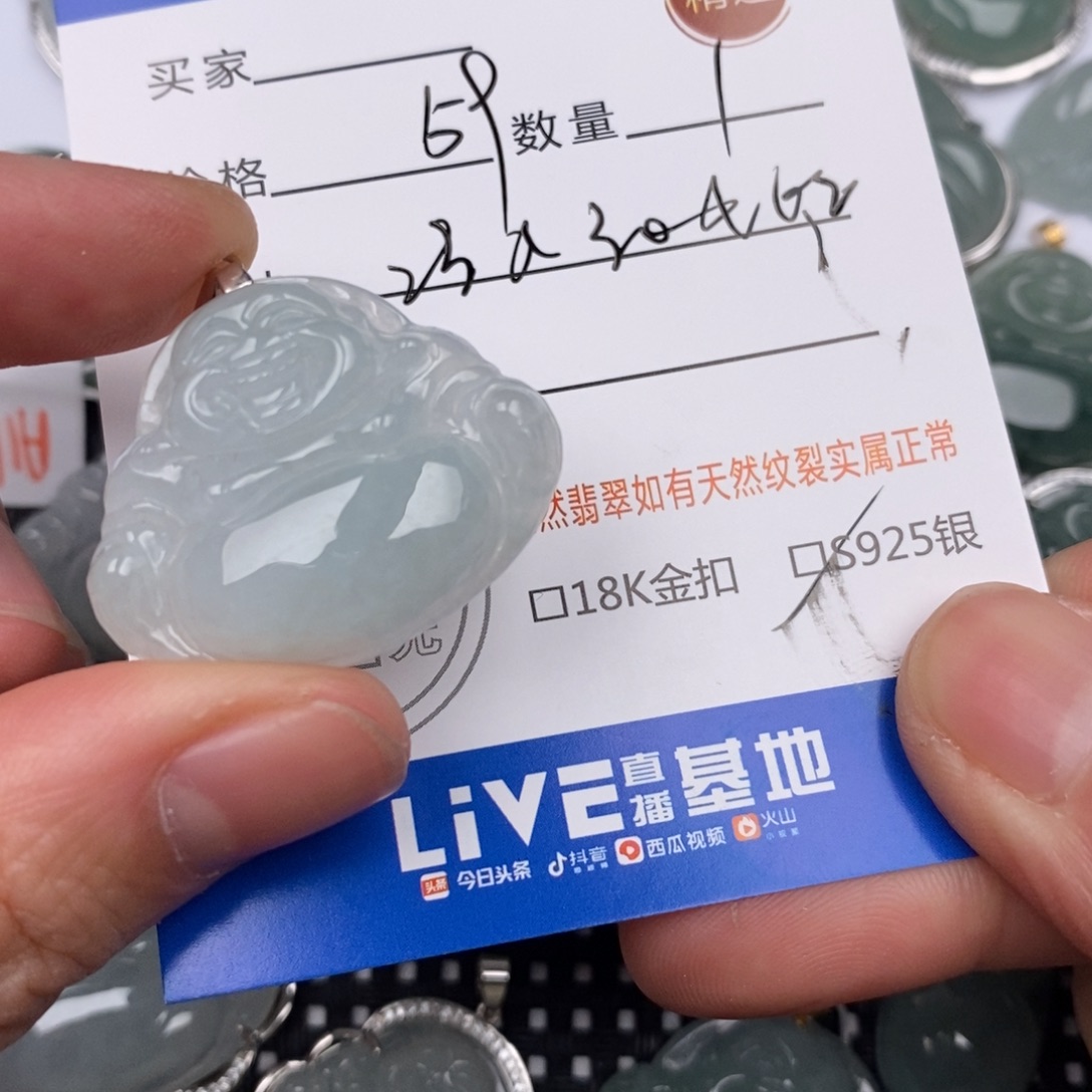 翡翠银S925镶嵌颈饰