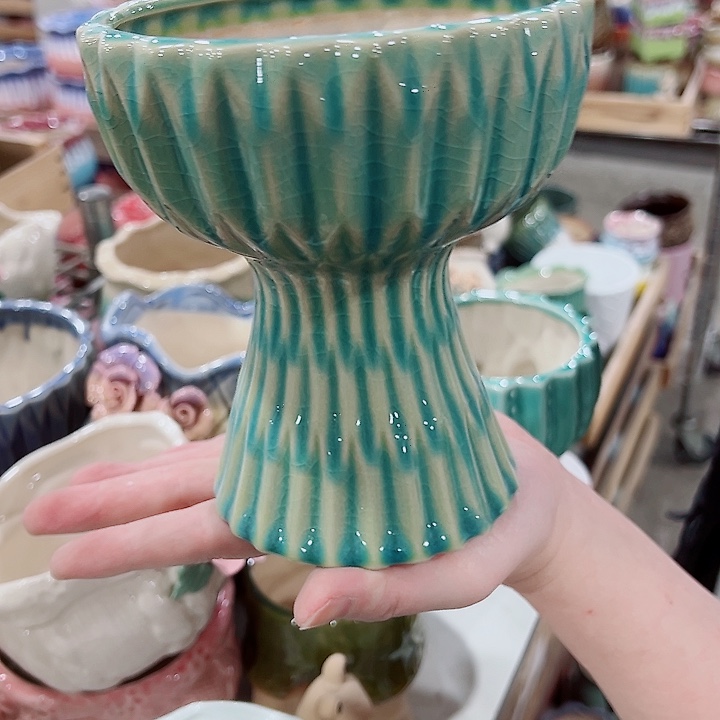 有孔，凑单福利满10元发货陶瓷多肉花盆！