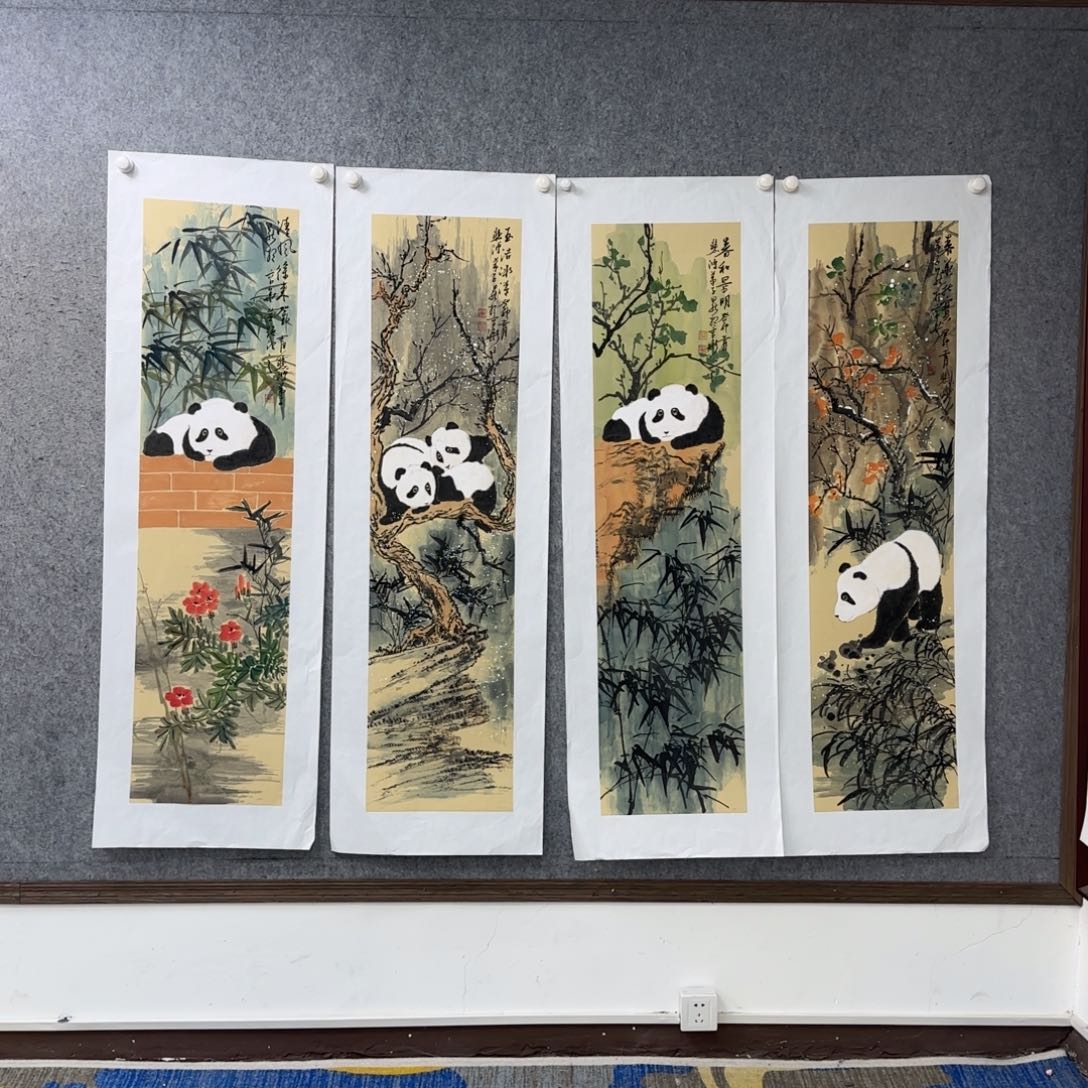 书法作品多次参加