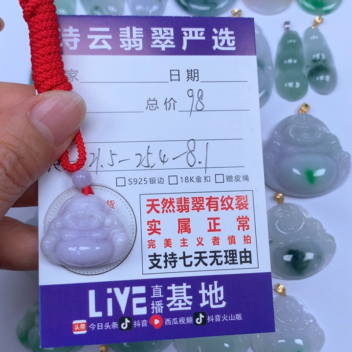 翡翠颈饰未镶嵌天