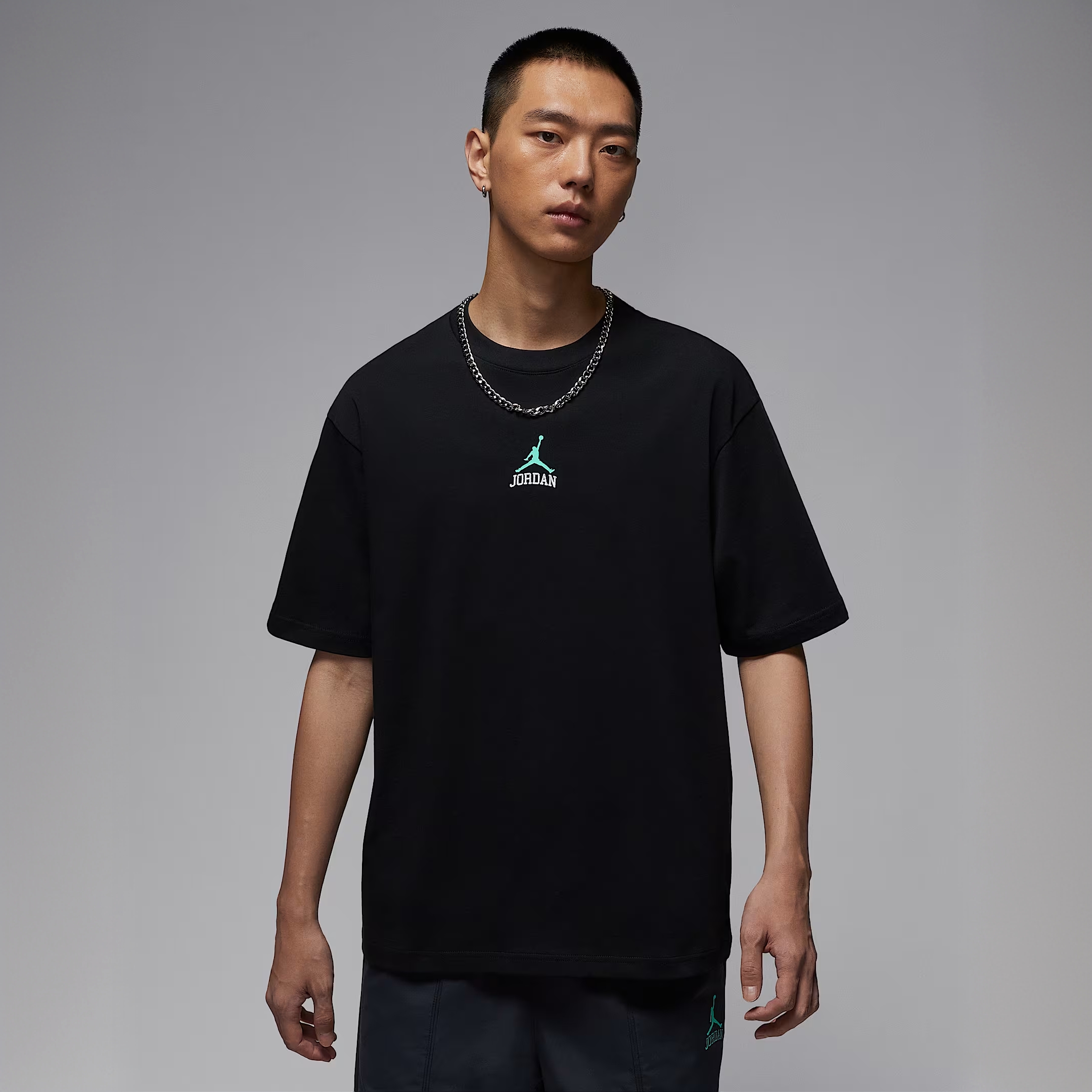 NIKE/耐克男子Jordan运动休闲夏季纯棉印花圆领短袖T恤IM3354010