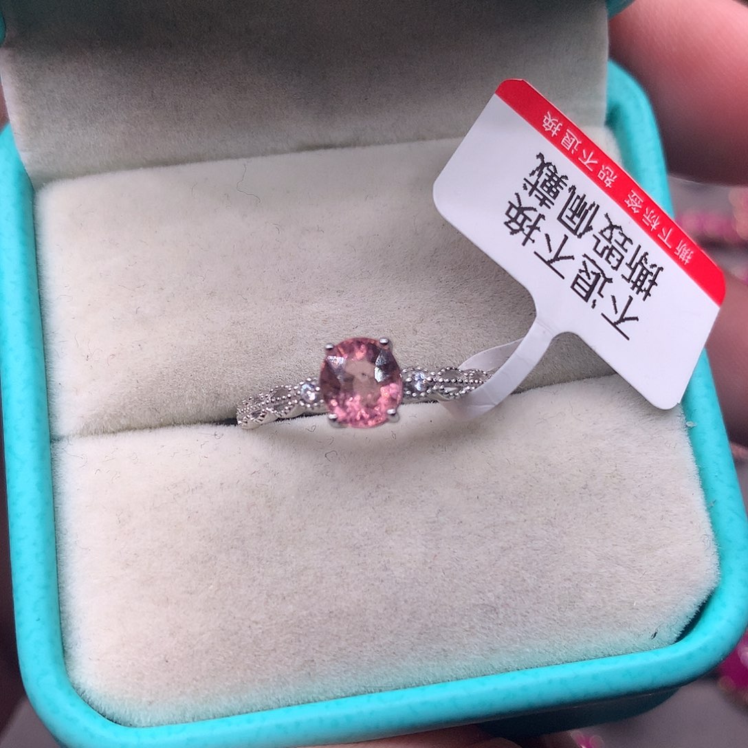 碧玺戒指银S925镶嵌0000