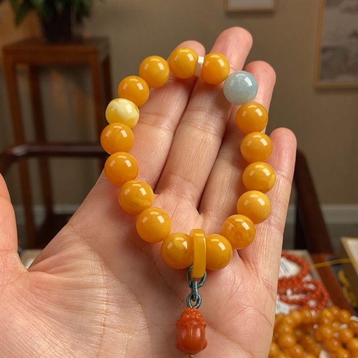 琥珀手链未镶嵌蜜蜡手串11