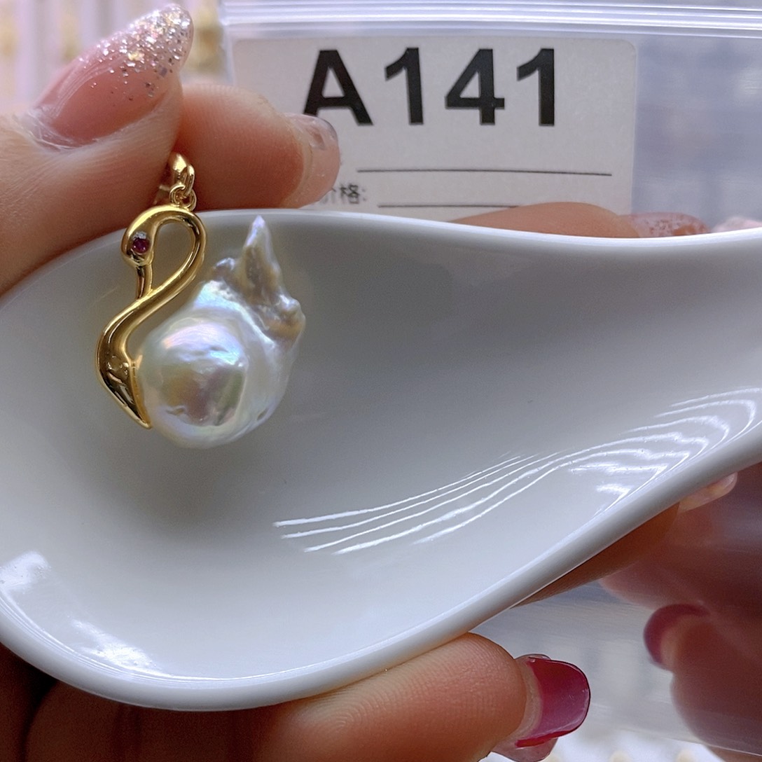 淡水珍珠颈饰银S925镶嵌