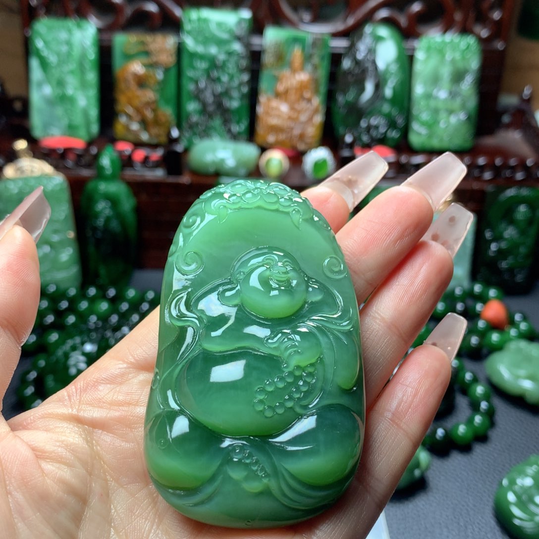 和田玉挂件未镶嵌杳*