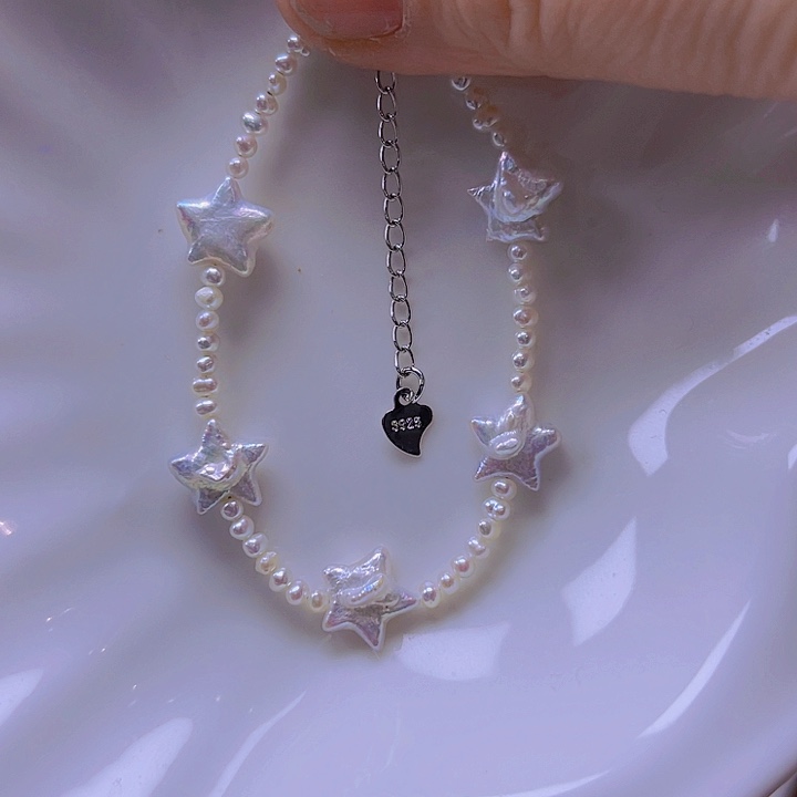 淡水珍珠手绳合金