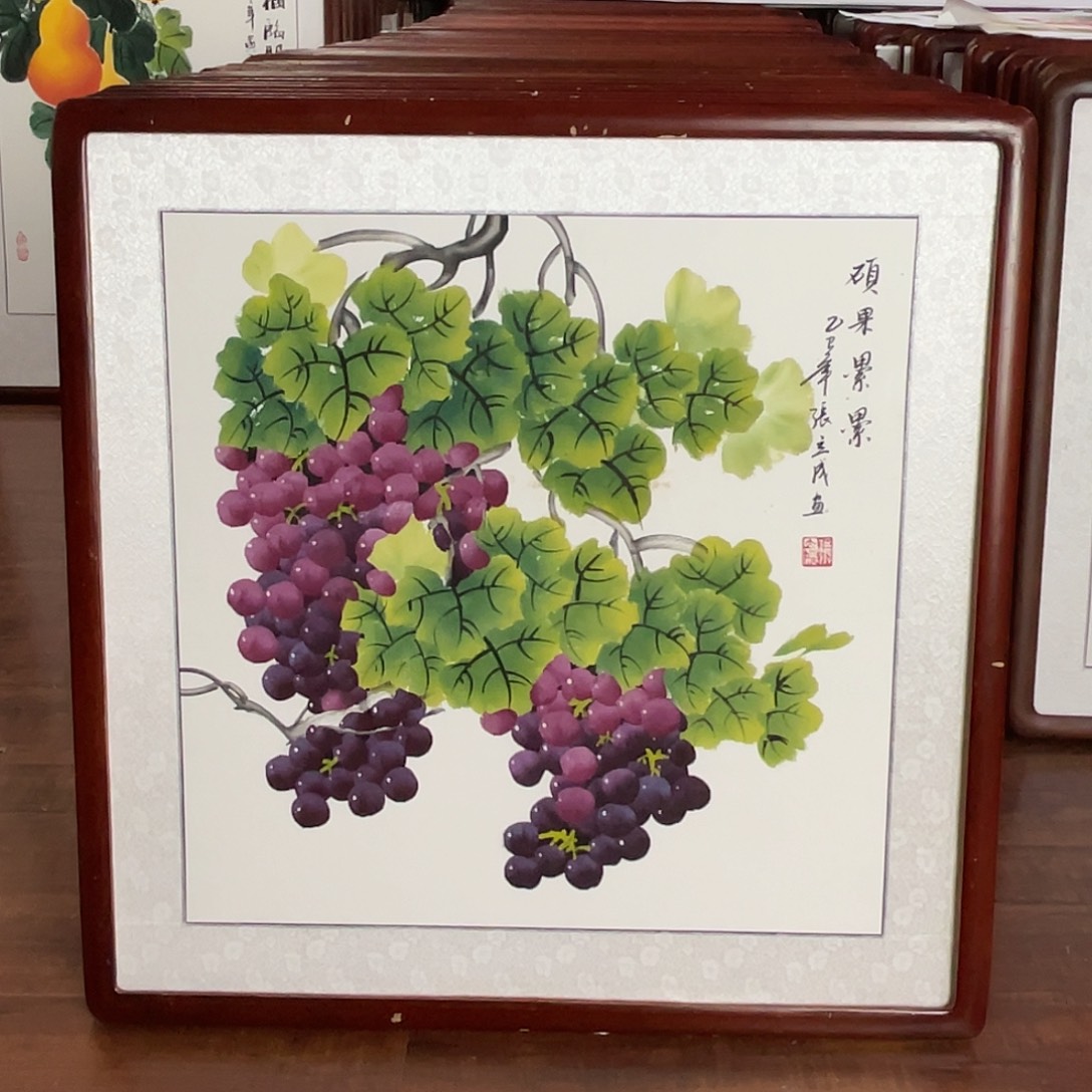 国画带框尺寸63*63厘米