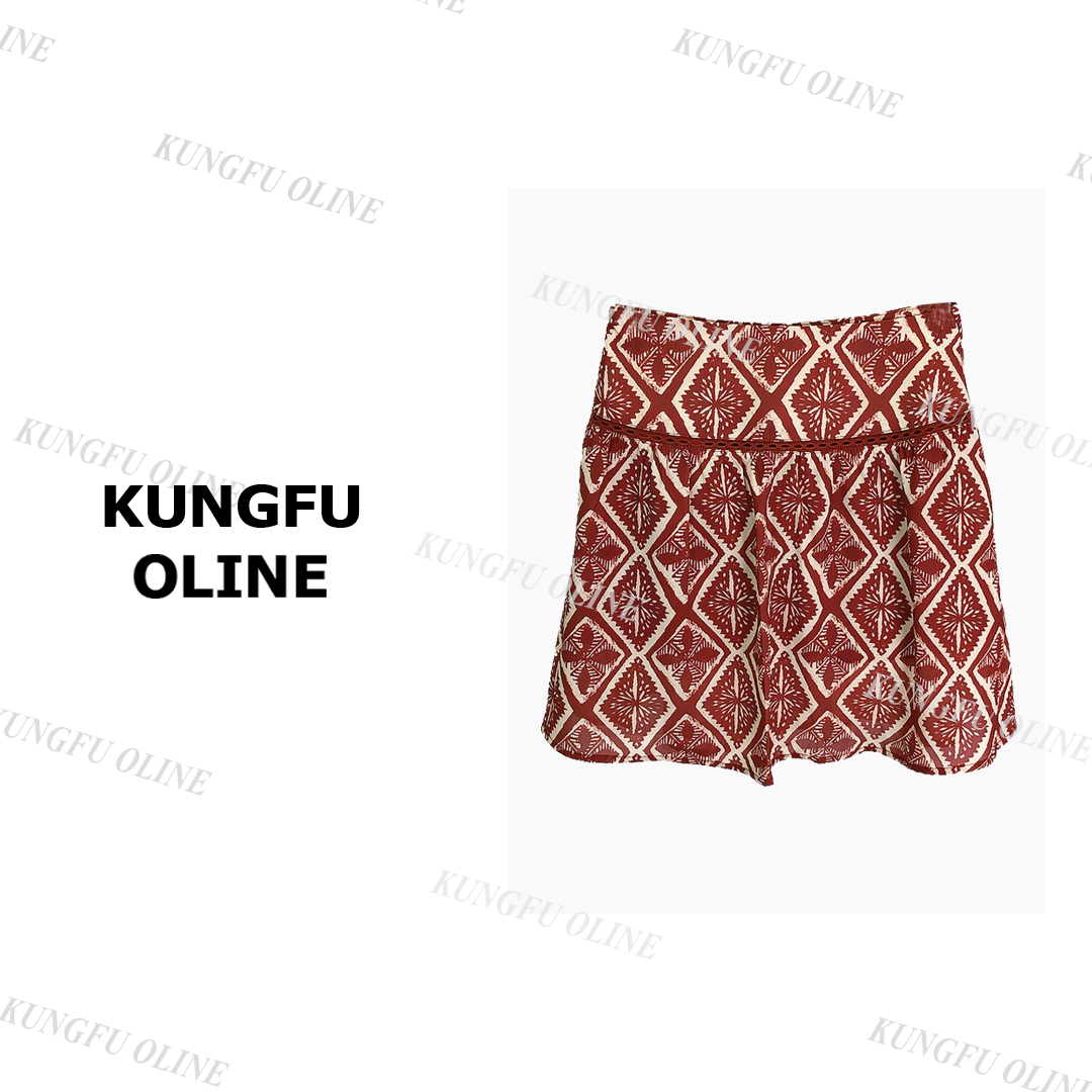 【小妖】QZ0217气质时尚百搭休闲短裙女半身裙