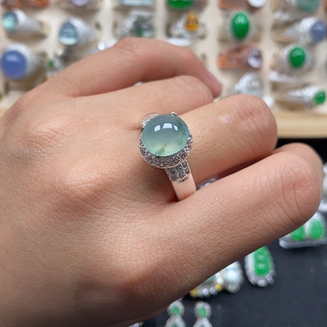 翡翠裸石缅甸天然翡翠a货