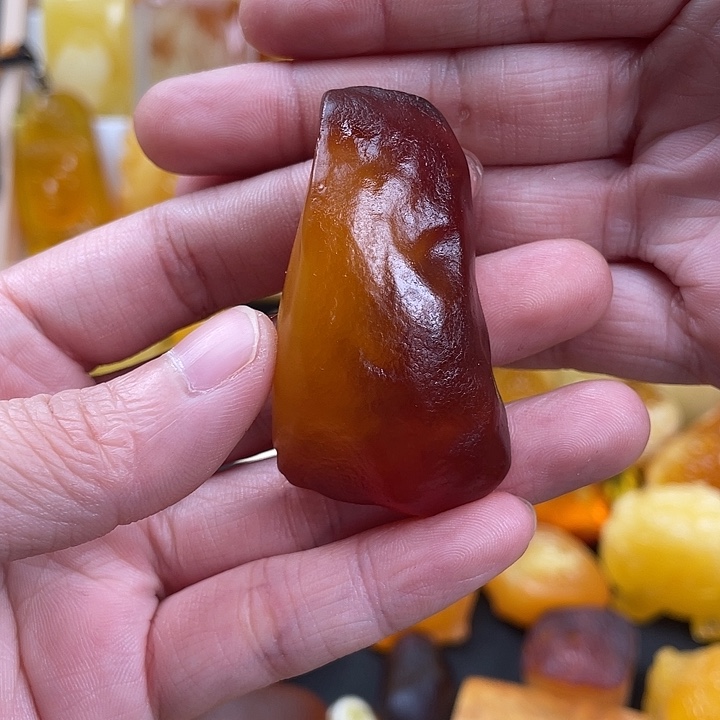 蜜蜡项链未镶嵌16.6克