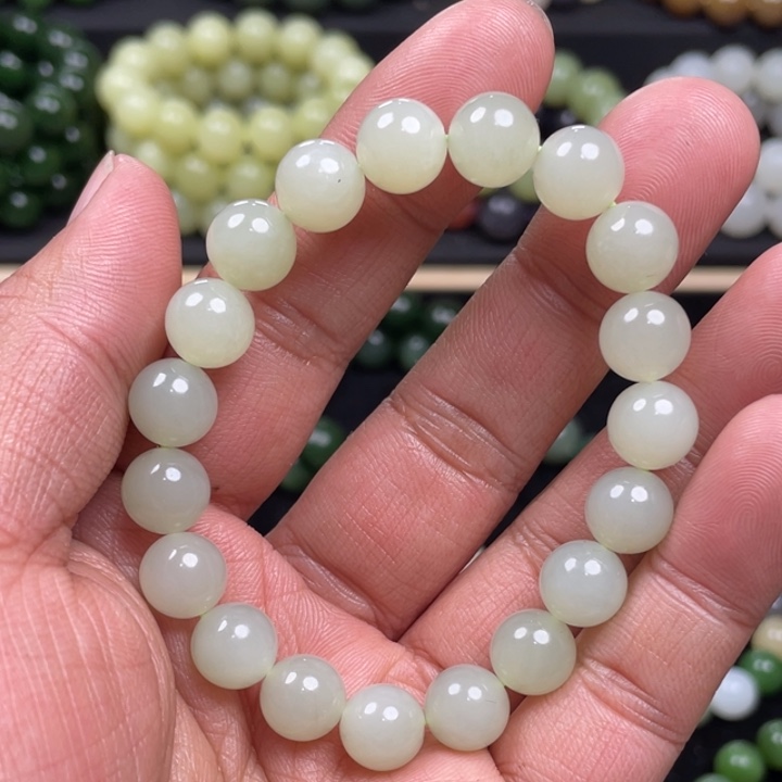 和田玉手串未镶嵌