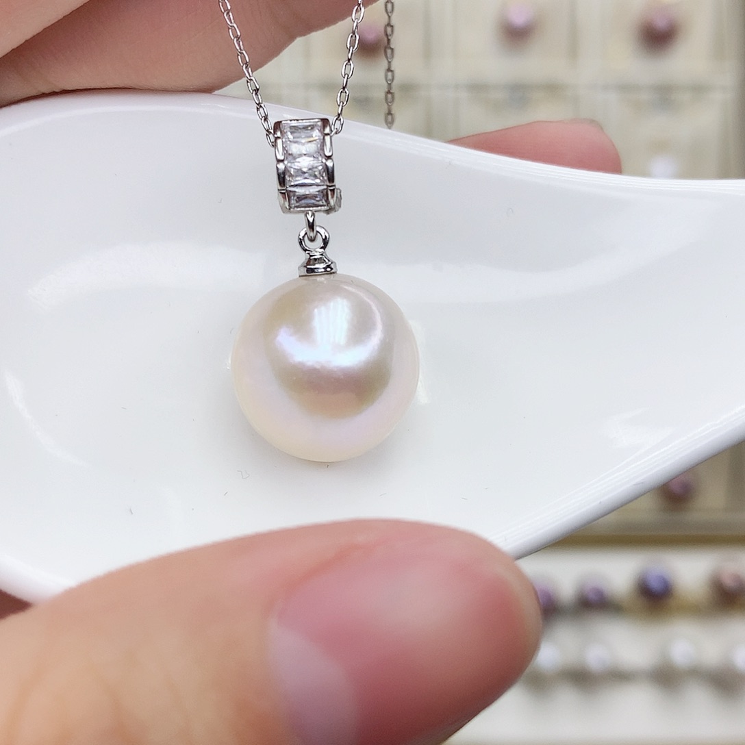 淡水珍珠颈饰合金