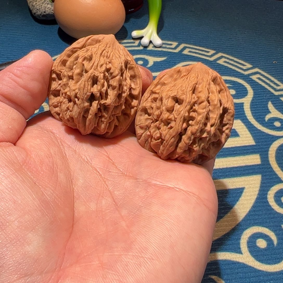 文玩核桃把件虎头39