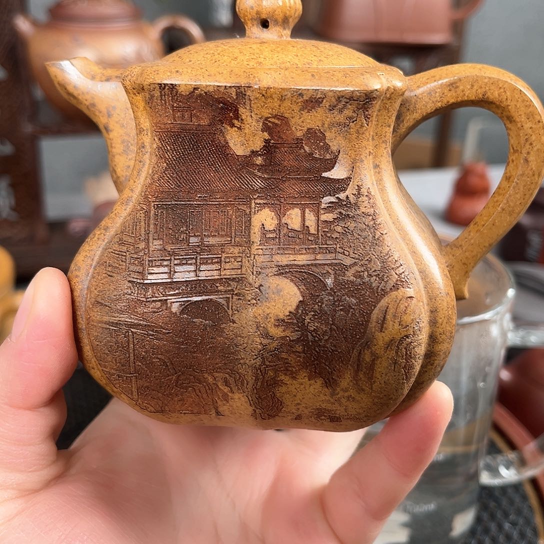 紫泥茶壶宜兴紫砂