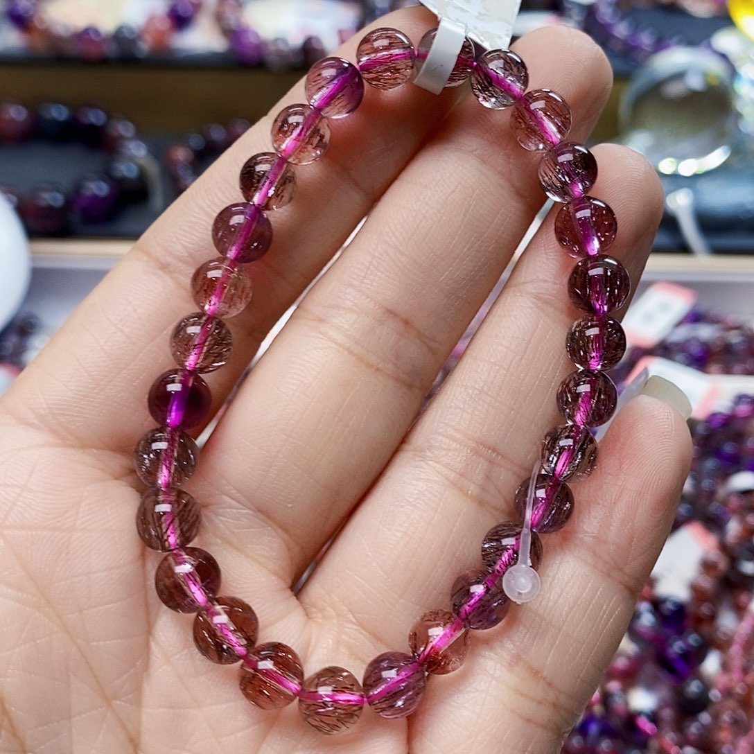 未镶嵌手链水晶7超七顺发全净体Z547