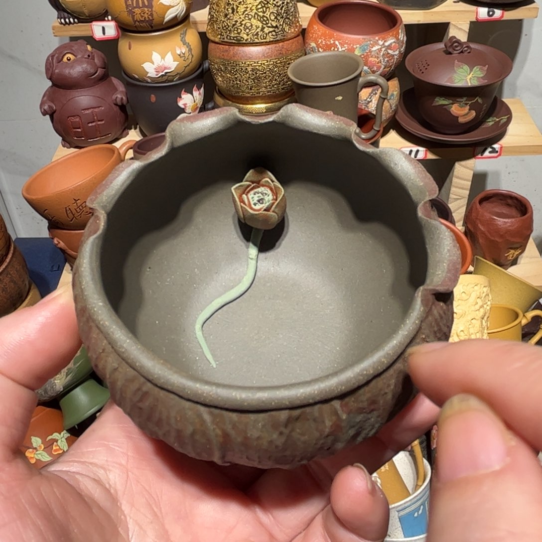 紫砂茶杯宜兴紫砂主人杯