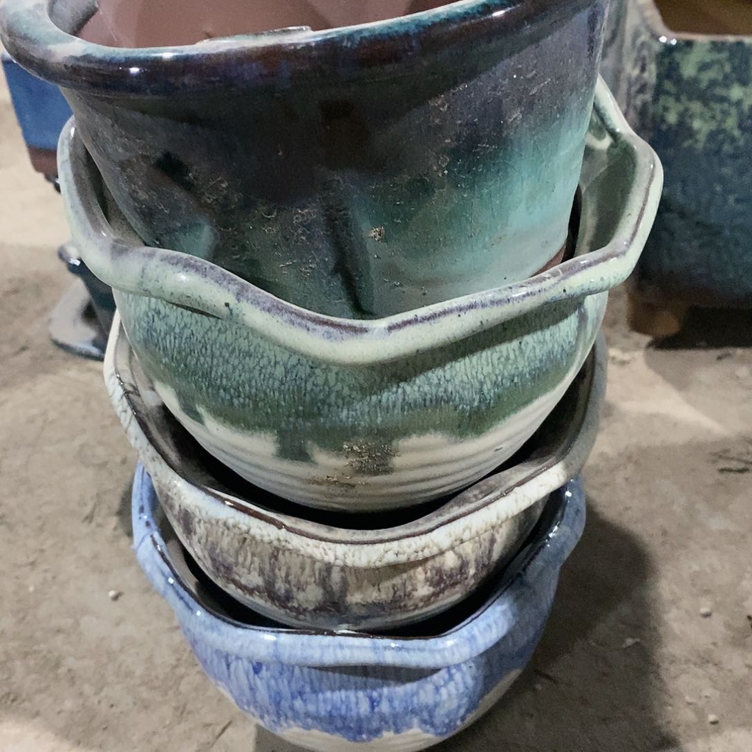 红陶瑕疵15-10四个