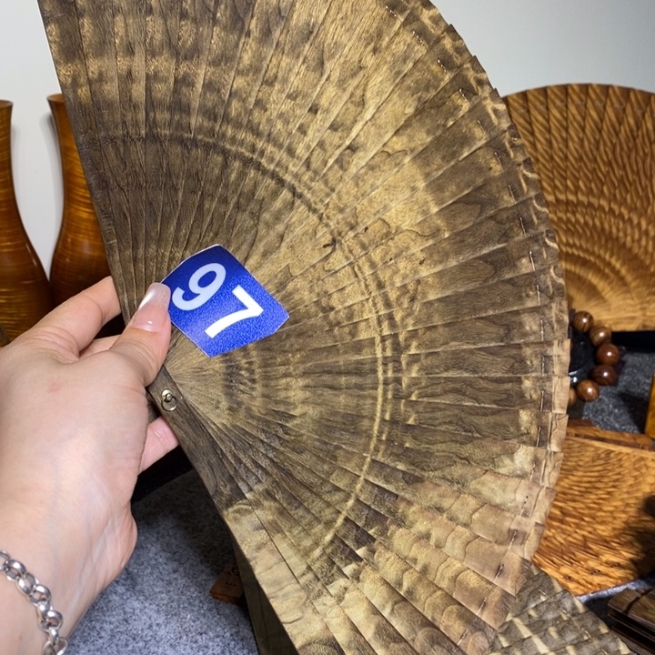 金丝楠?****?金丝楠木扇子