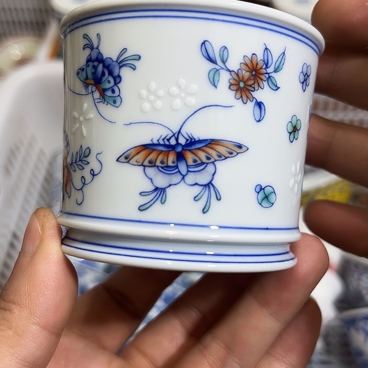 陶摆件景德镇陶瓷主人杯1223