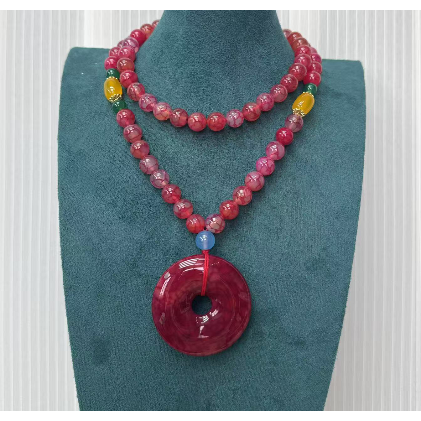 平平S515 血龙天晶毛衣链 多样性发其一