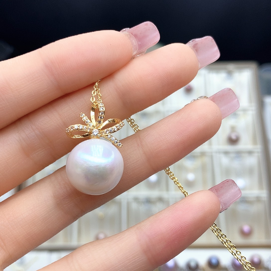 淡水珍珠颈饰合金