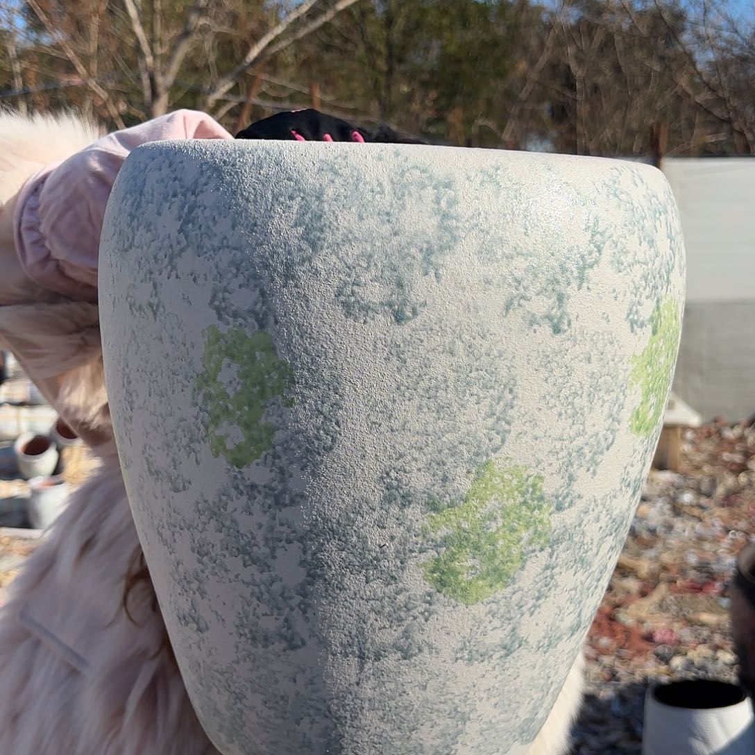 口径26高31一个收口蓝白