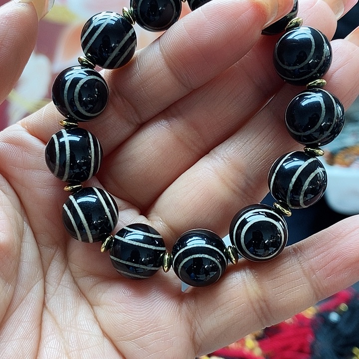 玛瑙/玉髓颈饰合金