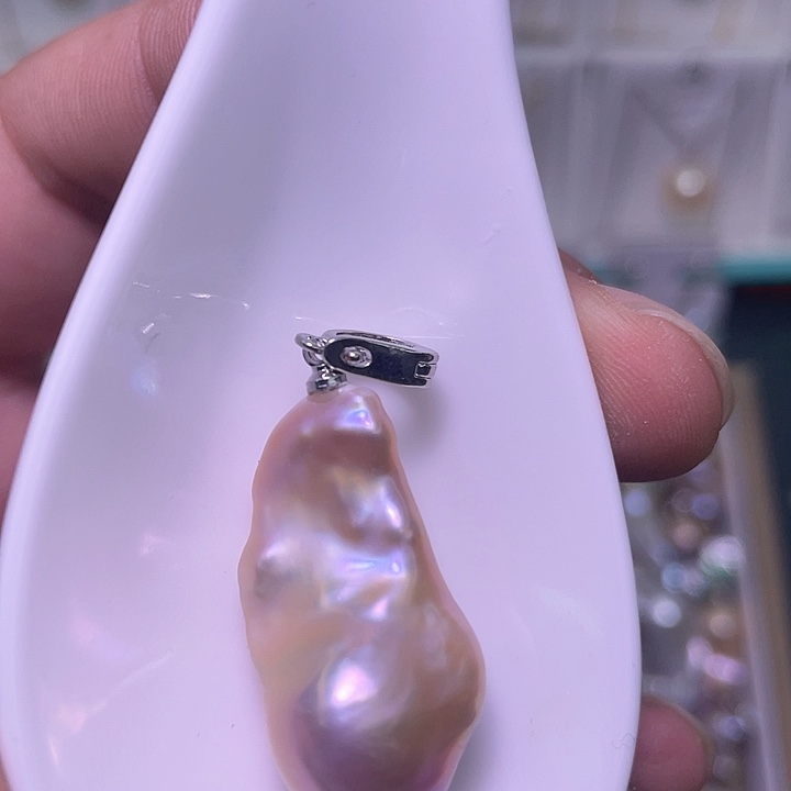 颈饰合金淡水珍珠65