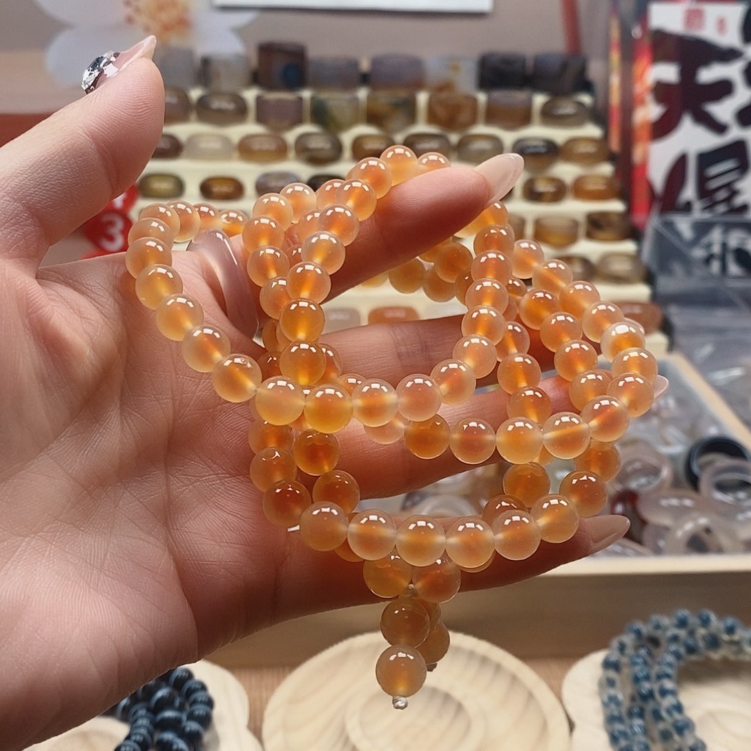 涧***璞未镶嵌戒指玛瑙/玉髓