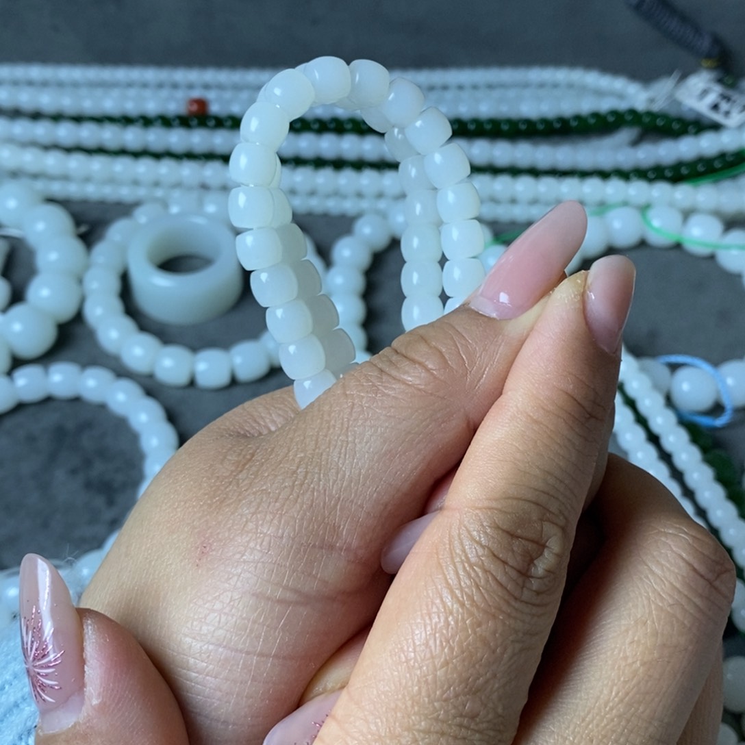 和田玉手链未镶嵌善****@