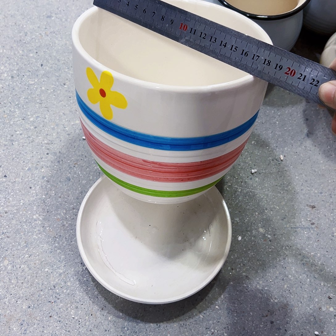 外贸尾单陶瓷花盆凑单10米包邮