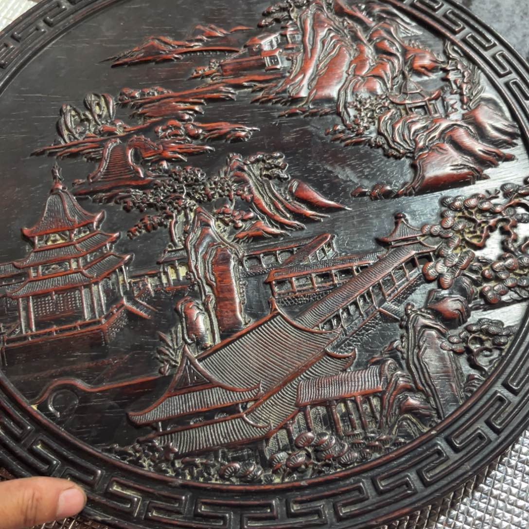 木非洲紫檀木雕牌匾挂匾