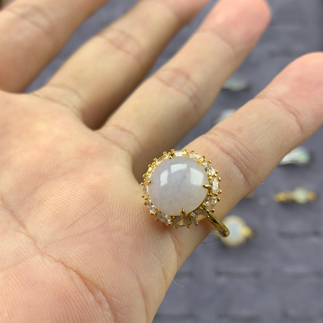 小***妮翡翠未镶嵌戒指813