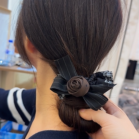 三醋酯纤维玫瑰发圈-54